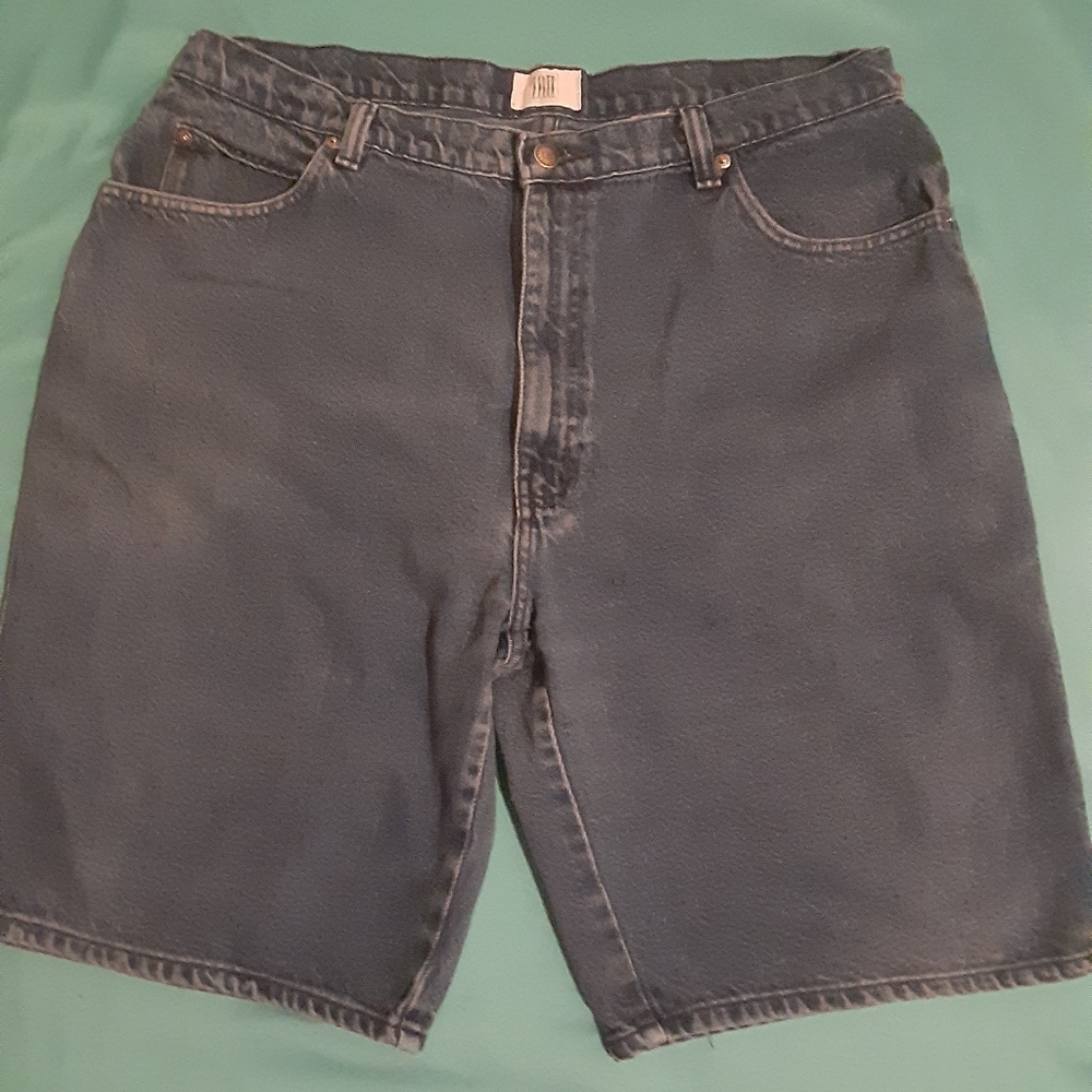 IOU MEN'S BLUE DENIM JEAN SHORTS